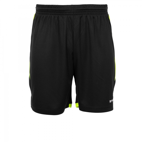 Stanno Focus Short Schwarz Neongelb